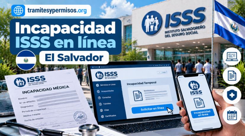 Cómo tramitar una incapacidad del ISSS en línea en El Salvador 2026