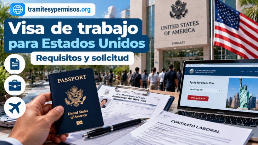 Cómo sacar una visa de trabajo para Estados Unidos 2026