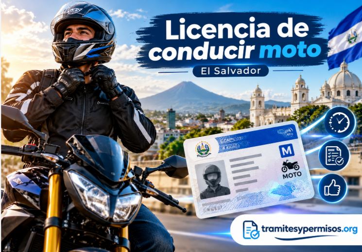 Licencia de conducir moto en El Salvador 2026